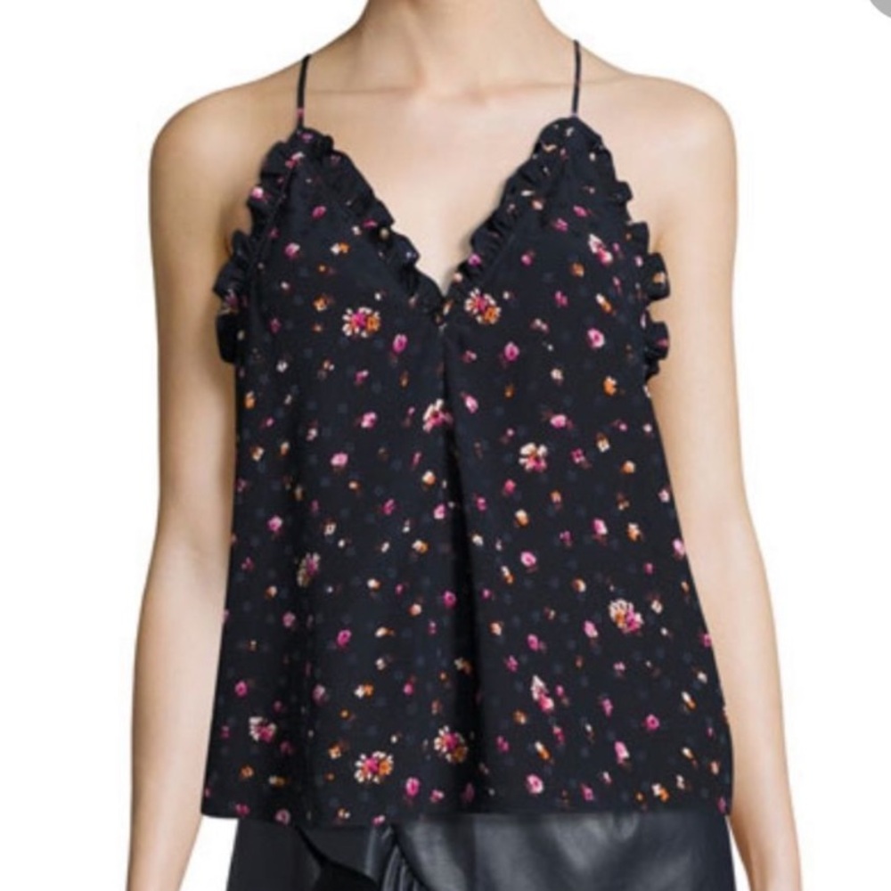 Rebecca Taylor Mia Floral Silk Cami